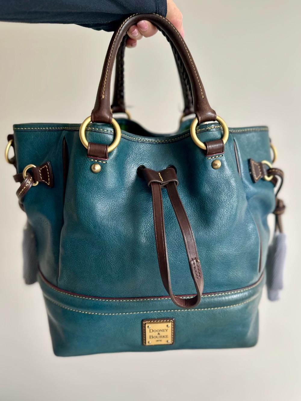 Dooney & Bourke Rare Florentine Leather Buckley Bag